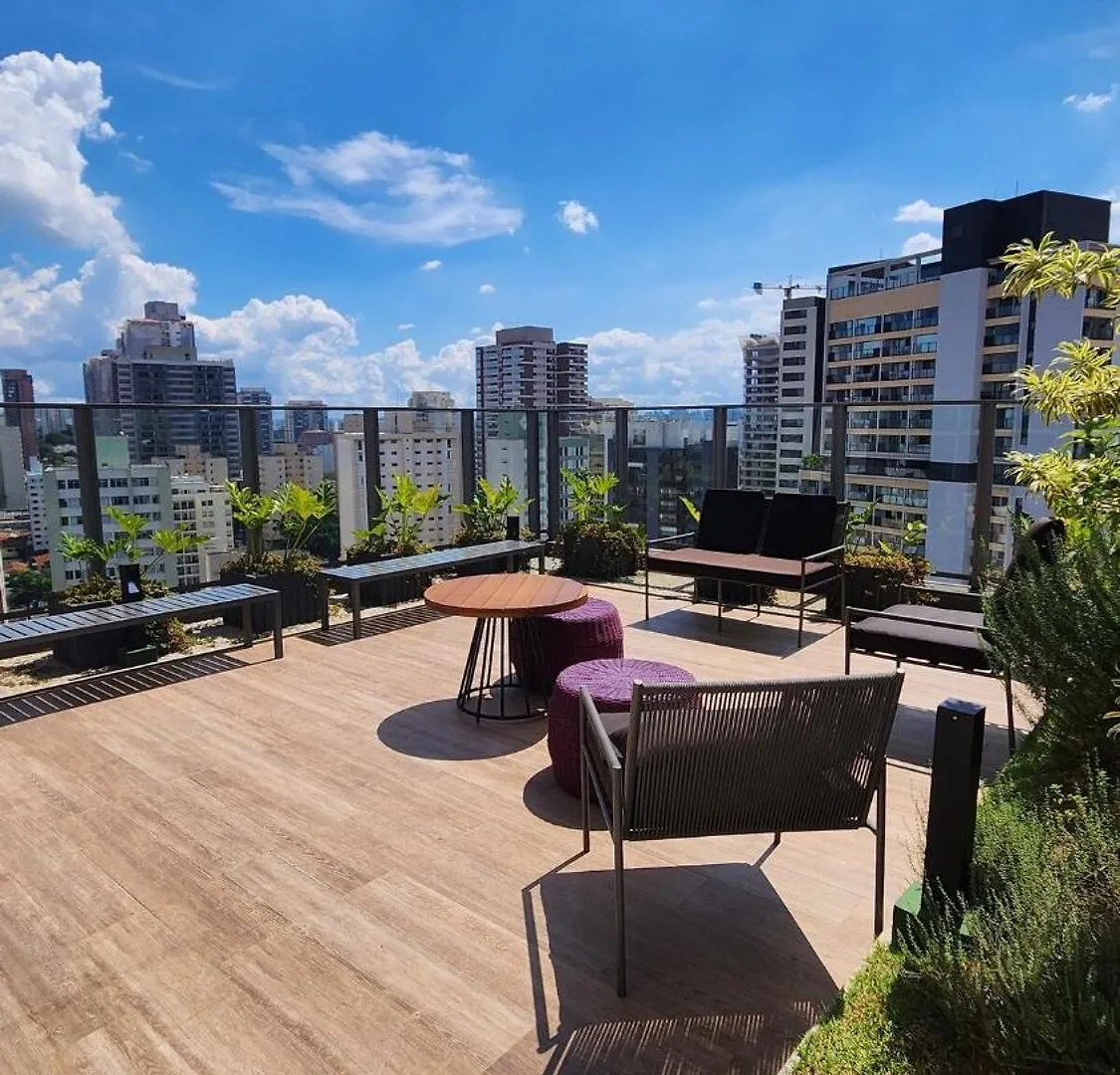 Апартаменты 1107 Studio Mezanino Metro Brooklin Consulado Vibra Morumbis Interlagos Сан-Пауло