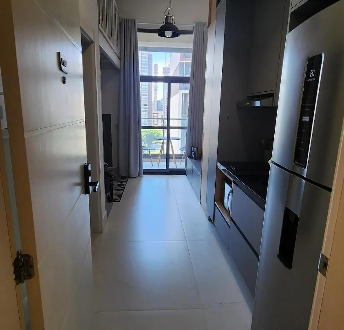1107 Studio Mezanino Metro Brooklin Consulado Vibra Morumbis Interlagos Сан-Пауло Апартаменты