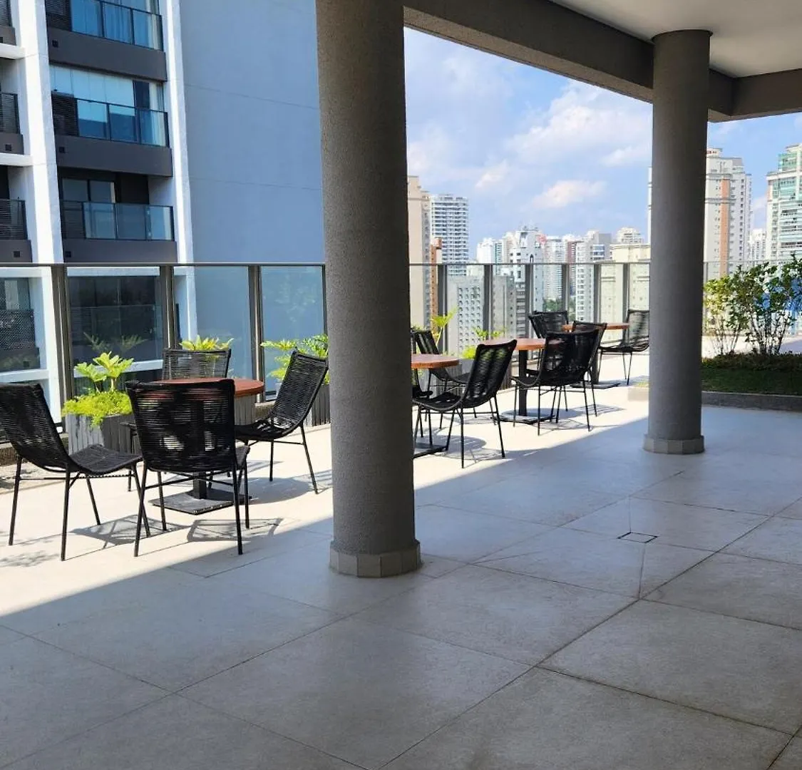 1107 Studio Mezanino Metro Brooklin Consulado Vibra Morumbis Interlagos Сан-Пауло Апартаменты